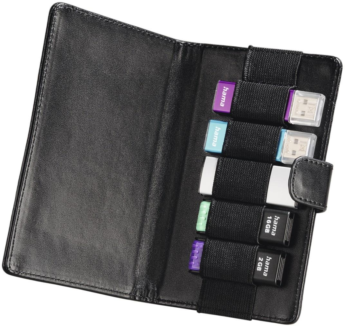 Други HAMA Калъф Vegas за 5 USB памети, черенна ниска цена с бърза доставка - BestPC.BG