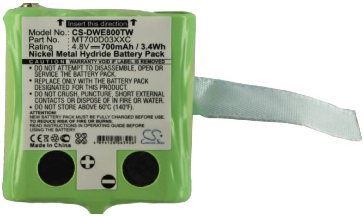 Други Cameron Sino - Батерия за радиостанция DeTeWe Outdoor 8000 MT700D03XXC NIMH, 700 mAh, 4.8 V; CS-DWE800TWна ниска цена с бърза доставка - BestPC.BG