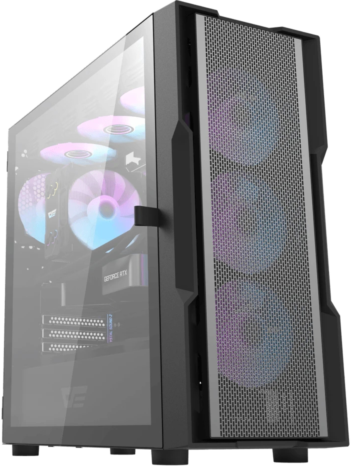 Darkflash кутия Case ATX - DK431 Mesh Black - 4 fans includedна ниска цена с бърза доставка - BestPC.BG