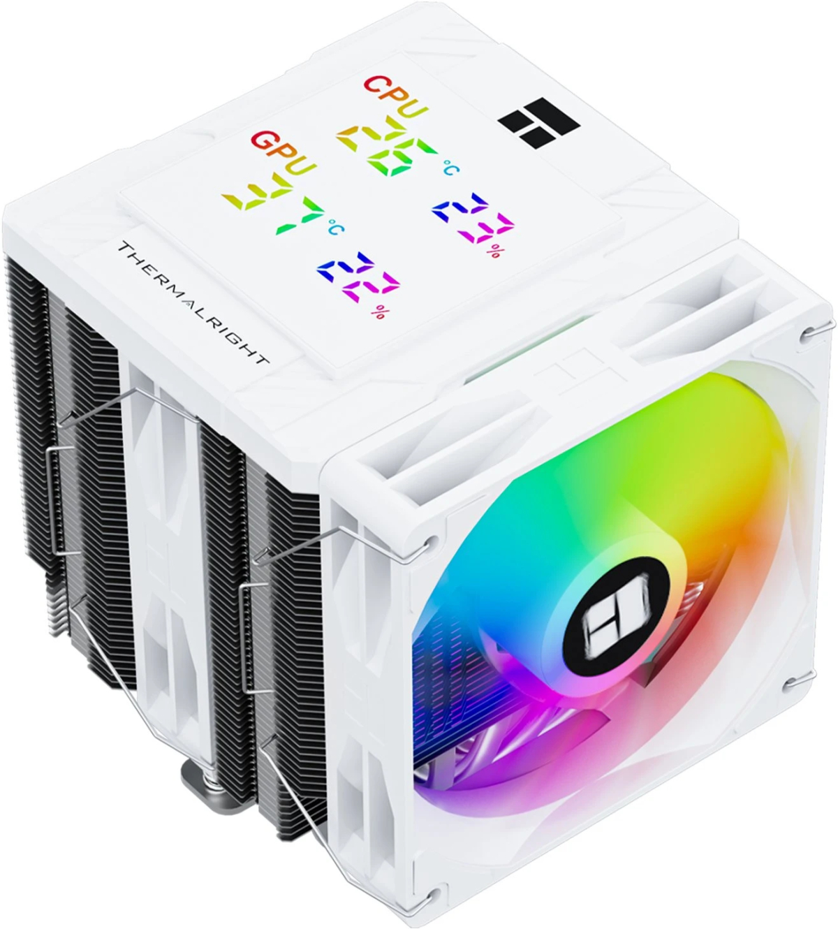 Thermalright охладител CPU Cooler Peerless Assassin 120 Digital A-RGB White - Dual-Tower - LGA1851-AM5на ниска цена с бърза доставка - BestPC.BG