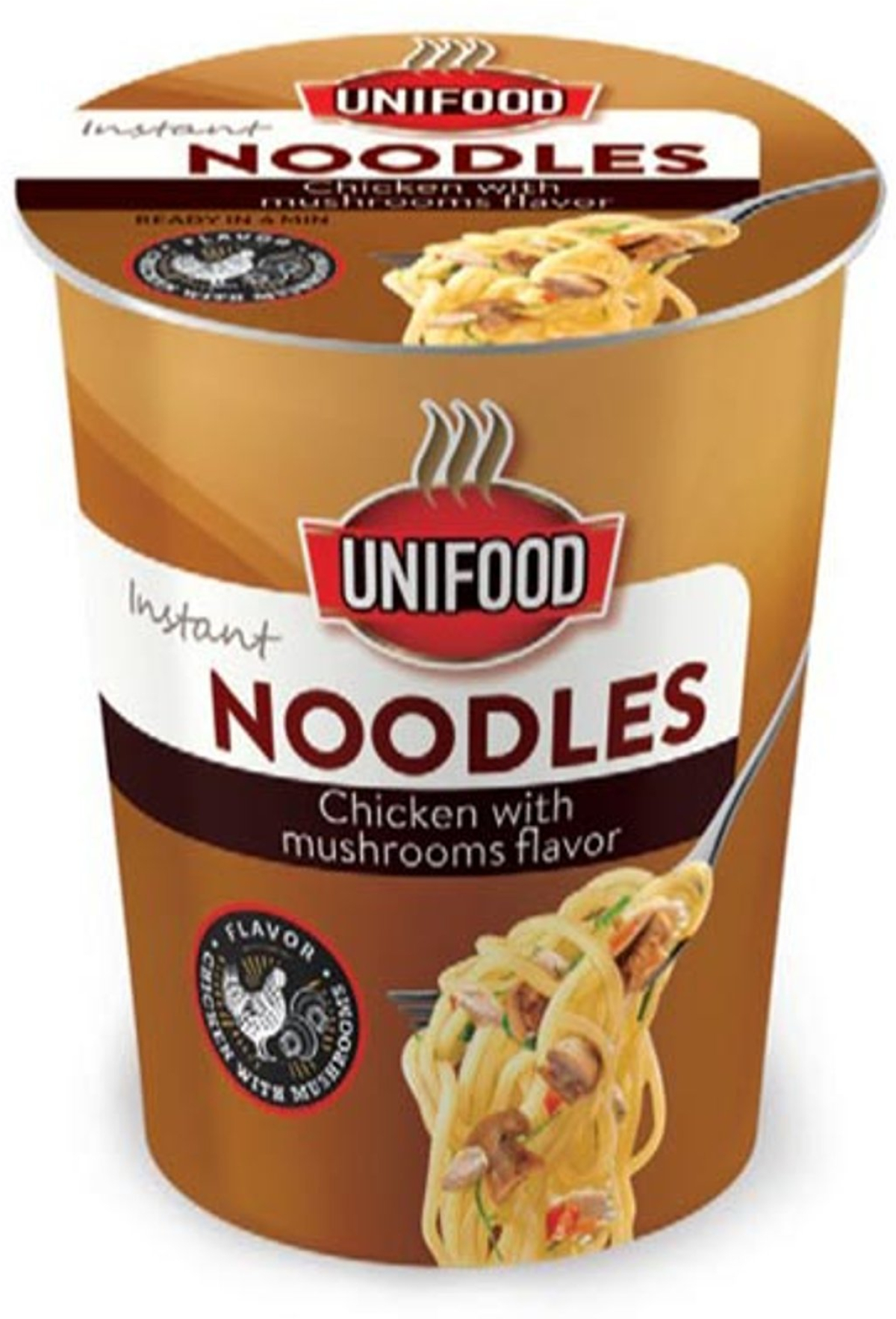 Продукт Uni Food Спагети с пиле и гъби, инстантни, в чаша, 70 gна ниска цена с бърза доставка - BestPC.BG