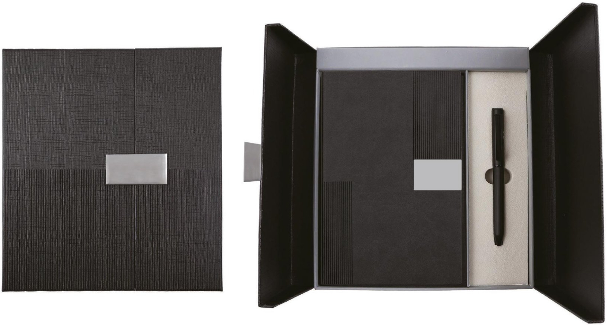 Комплект тефтер и химикалка Matrix Neo, в кутия, черенна ниска цена с бърза доставка - BestPC.BG