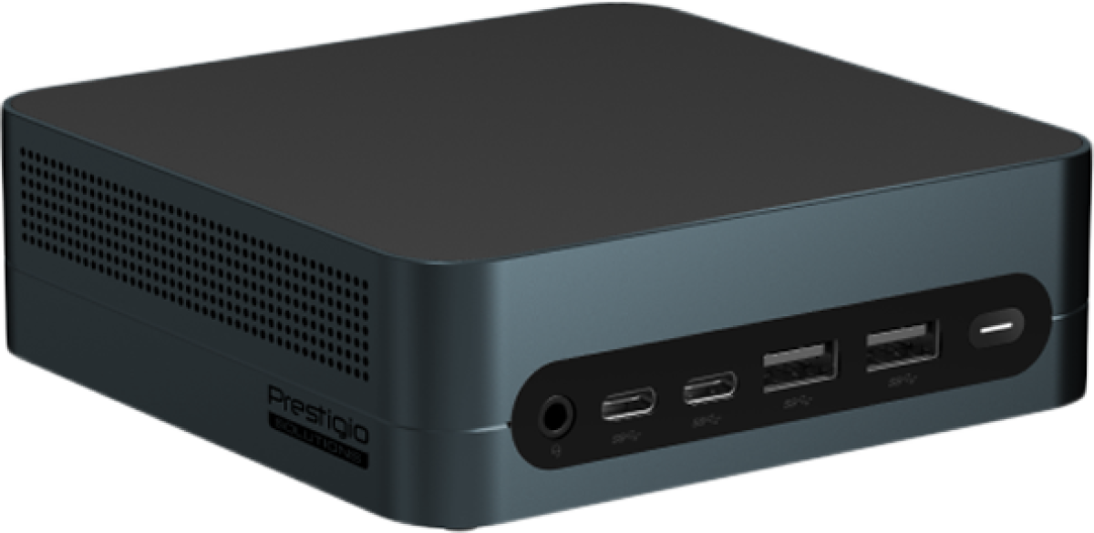 Мини компютър NUC Prestigio Solutions Digital Media Player PSMPC105, i5-1235u, No RAM&ROM, Wi-Fi 6, No OSна ниска цена с бърза доставка - BestPC.BG
