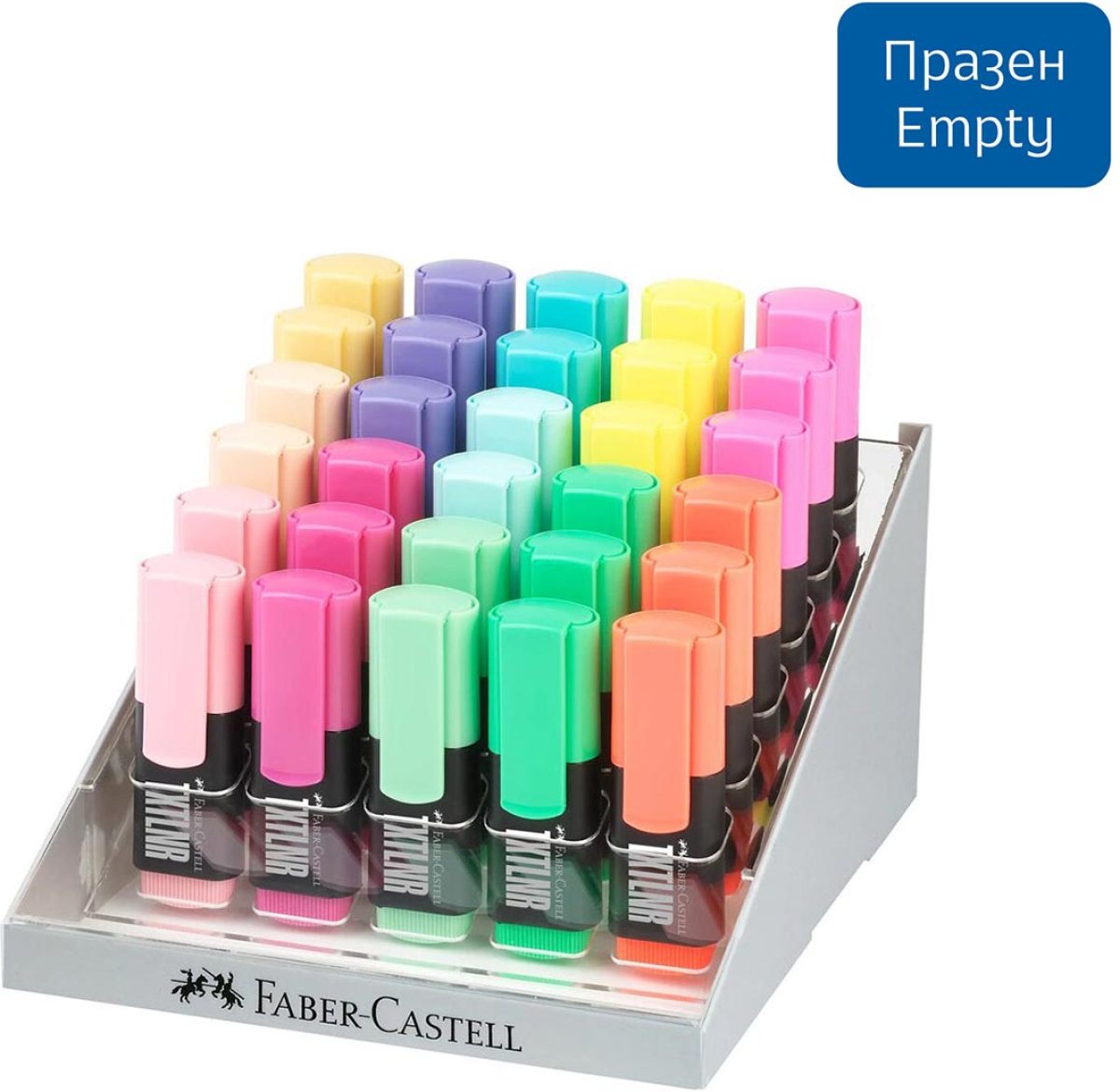 Faber-Castell Дисплей за текст маркери TXTLNR, мини, за 30 броя, празенна ниска цена с бърза доставка - BestPC.BG