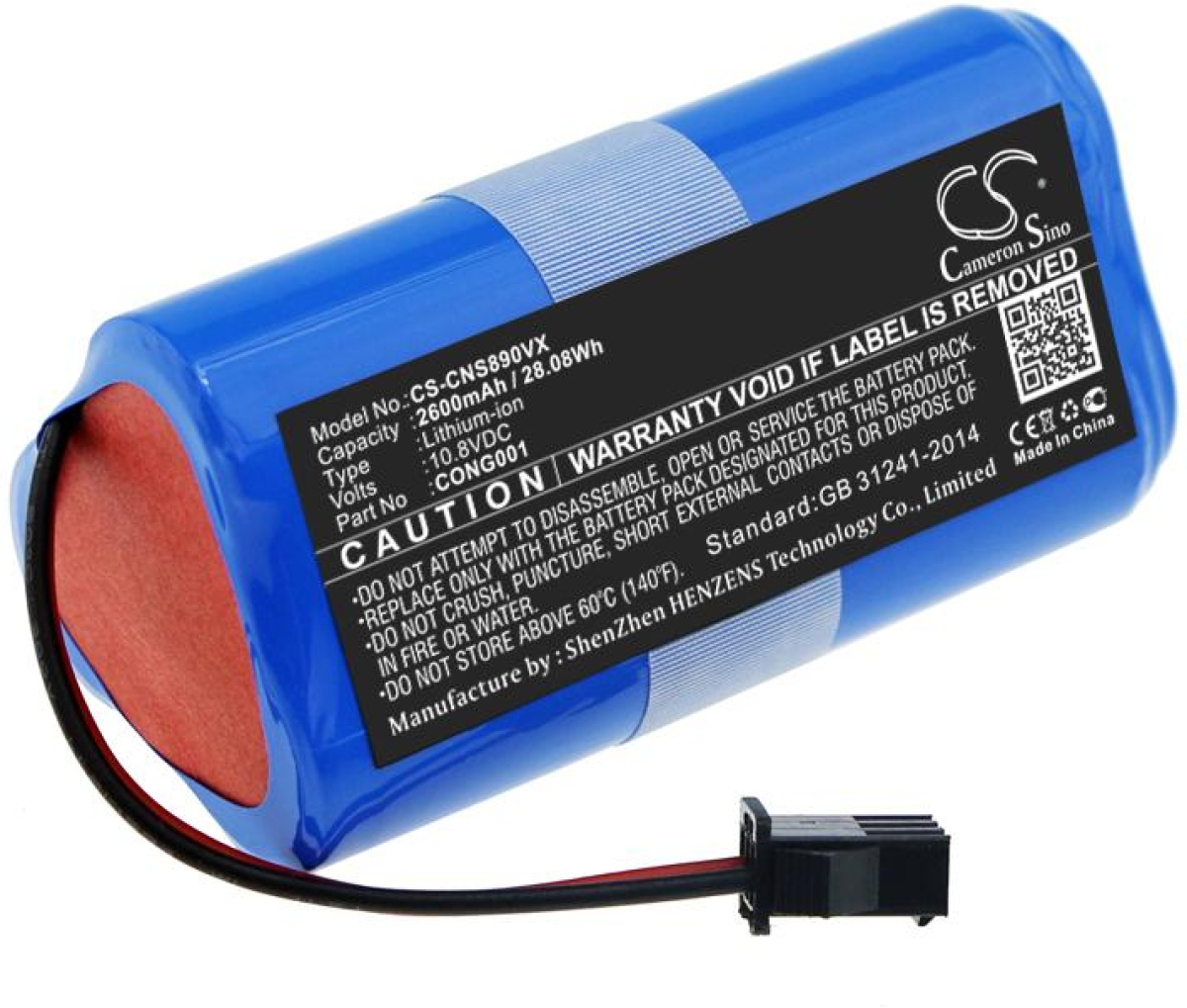 Продукт Батерия за прахосмукачка Sencor SRV 3150OR, SRV 3160TQ, CECOTEC CONGA 750 SRX3101 LiIon 10,8V 2600mAhна ниска цена с бърза доставка - BestPC.BG