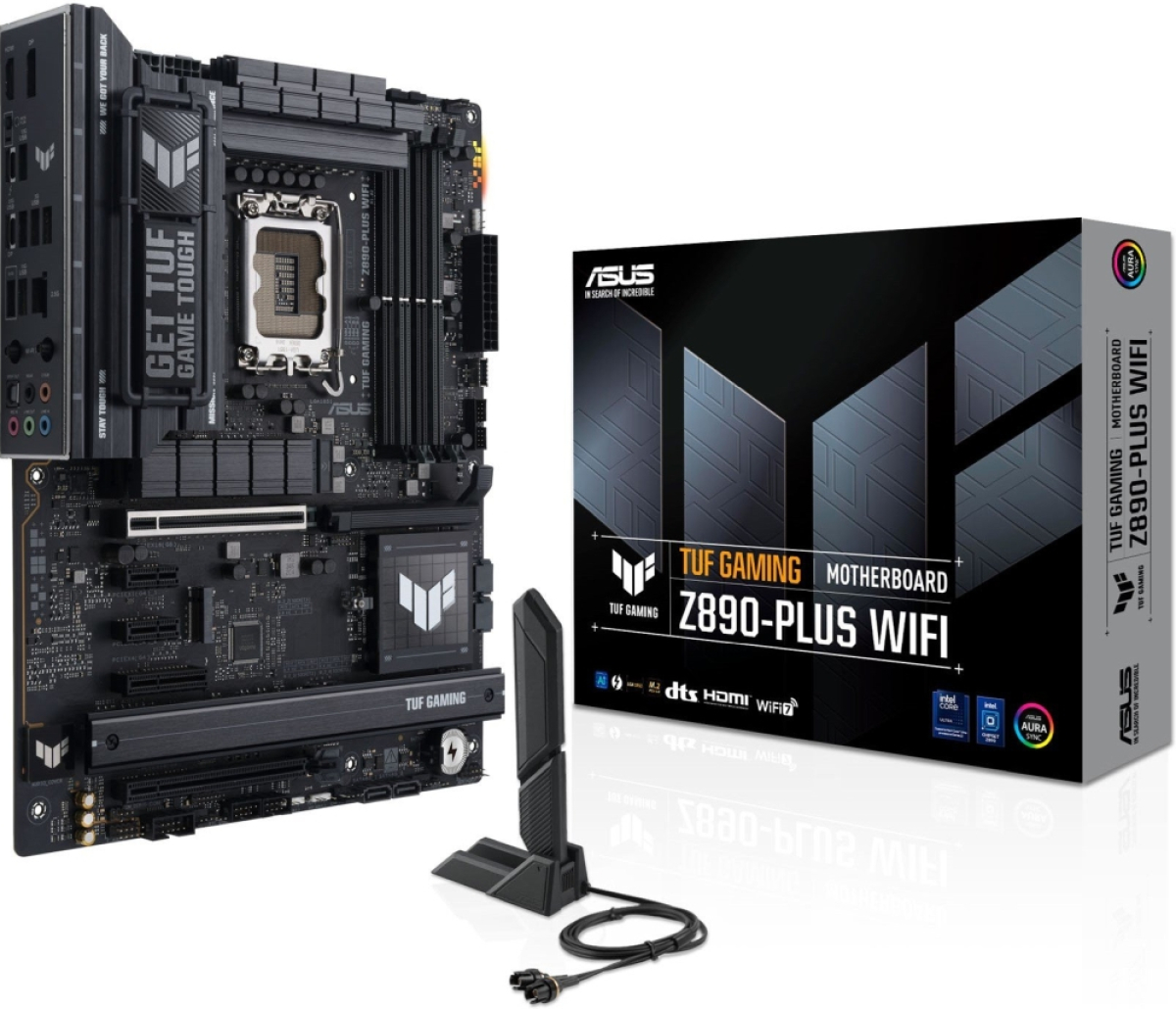 Дънна платка Asus TUF Gaming Z890 Plus Wi-Fi - LGA1851 - 4 х DDR5на ниска цена с бърза доставка - BestPC.BG