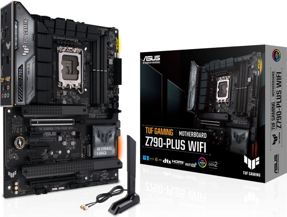Дънна платка Asus TUF Gaming Z790 Plus Wi-Fiна ниска цена с бърза доставка - BestPC.BG