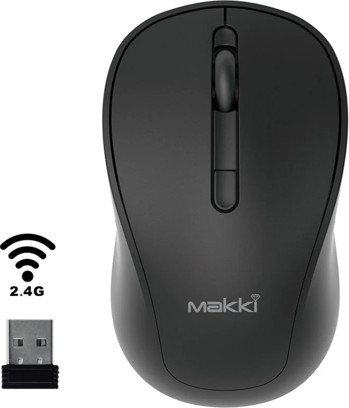 Makki безжична мишка Wireless Mouse MAKKI-MSX-2408 - Silent, 1600dpi, 2.4Gна ниска цена с бърза доставка - BestPC.BG