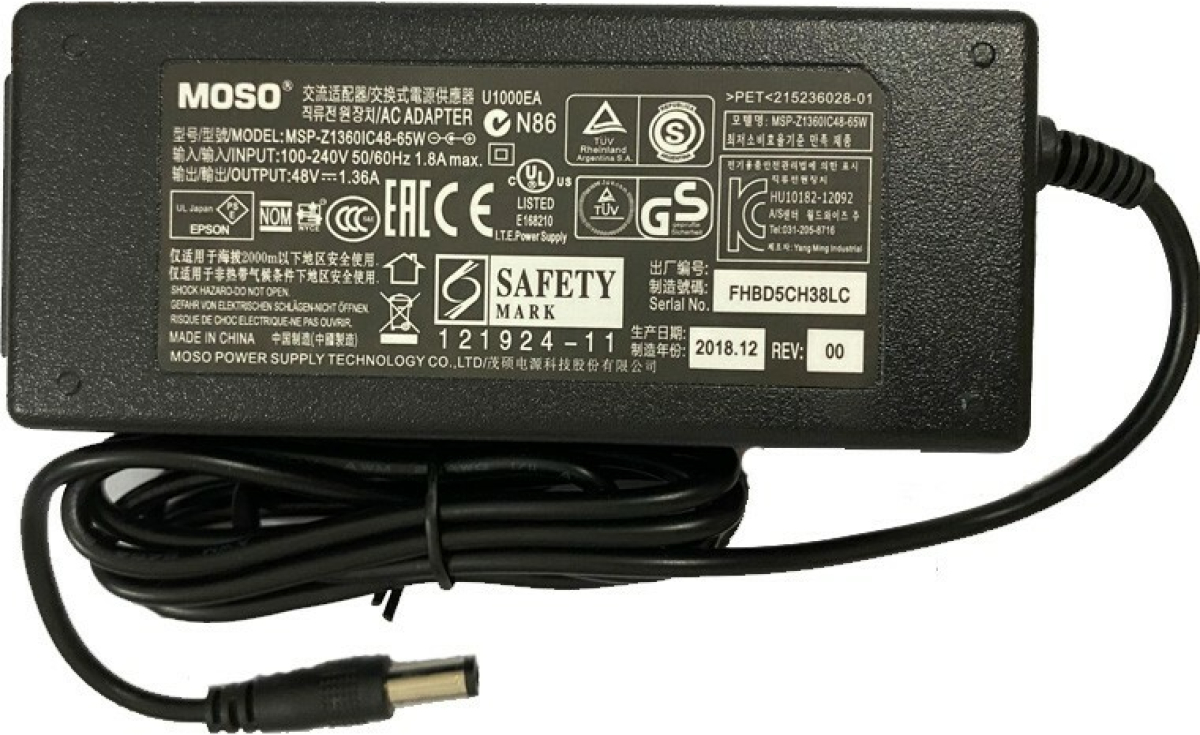 Кабел/адаптер Адаптор за рекордер HIKVISION 48Vна ниска цена с бърза доставка - BestPC.BG