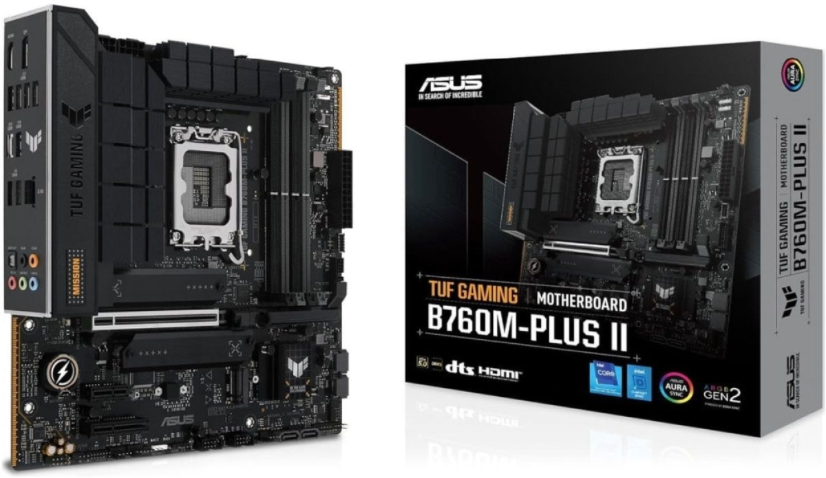 Дънна платка Asus TUF Gaming B760M Plus IIна ниска цена с бърза доставка - BestPC.BG