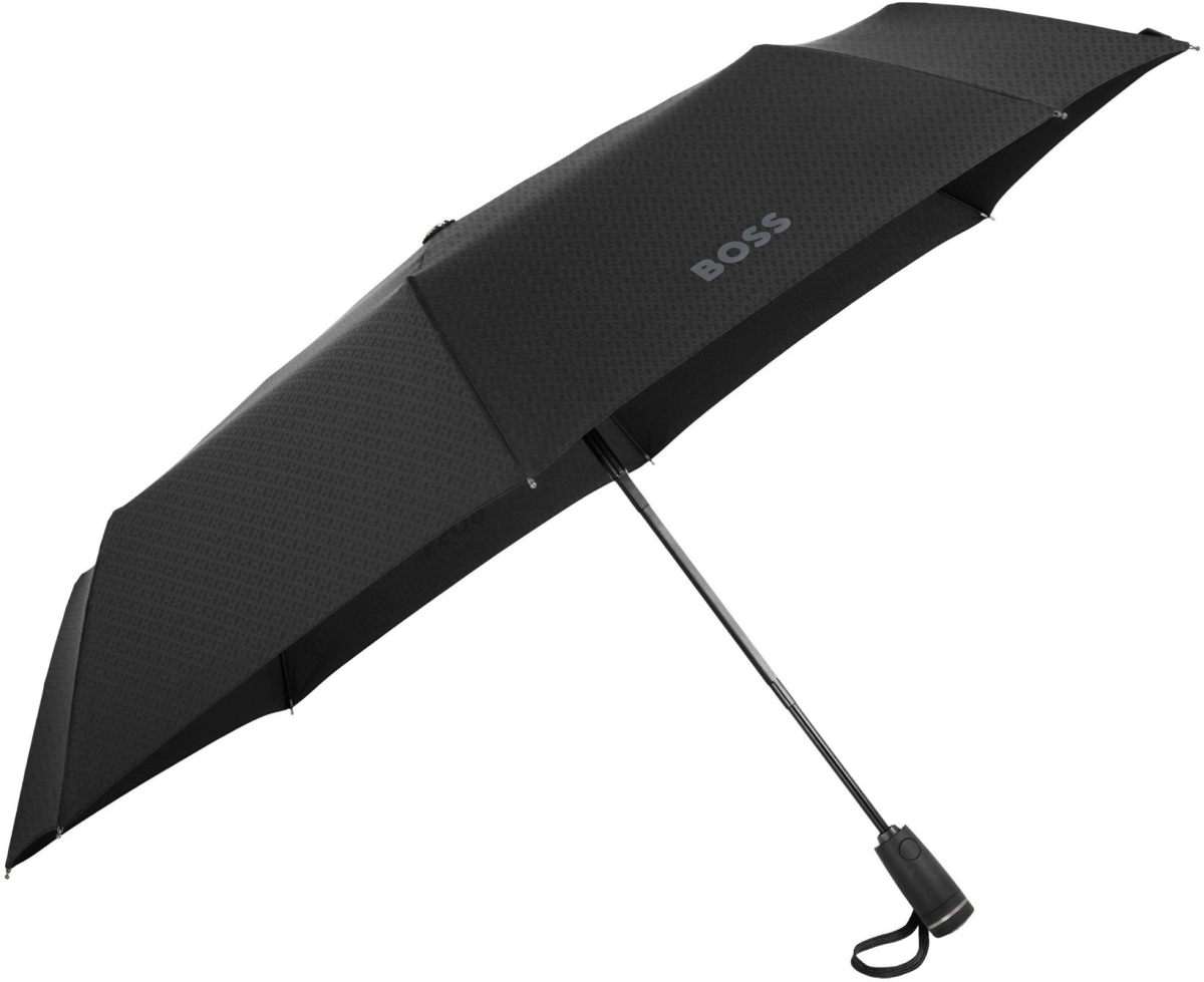 Продукт Чадър Hugo Boss Pocket Double B, сгъваем, черно-сивна ниска цена с бърза доставка - BestPC.BG