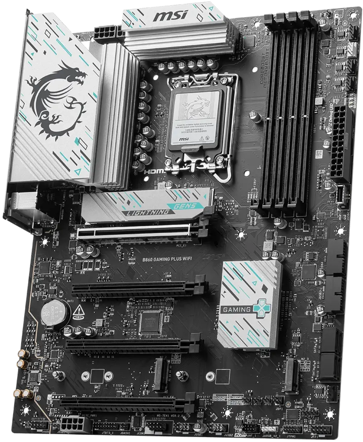 Дънна платка MSI B860 GAMING PLUS WIFI LGA1851 4xDDR5 ATX HDMI 2xDP USB MBна ниска цена с бърза доставка - BestPC.BG