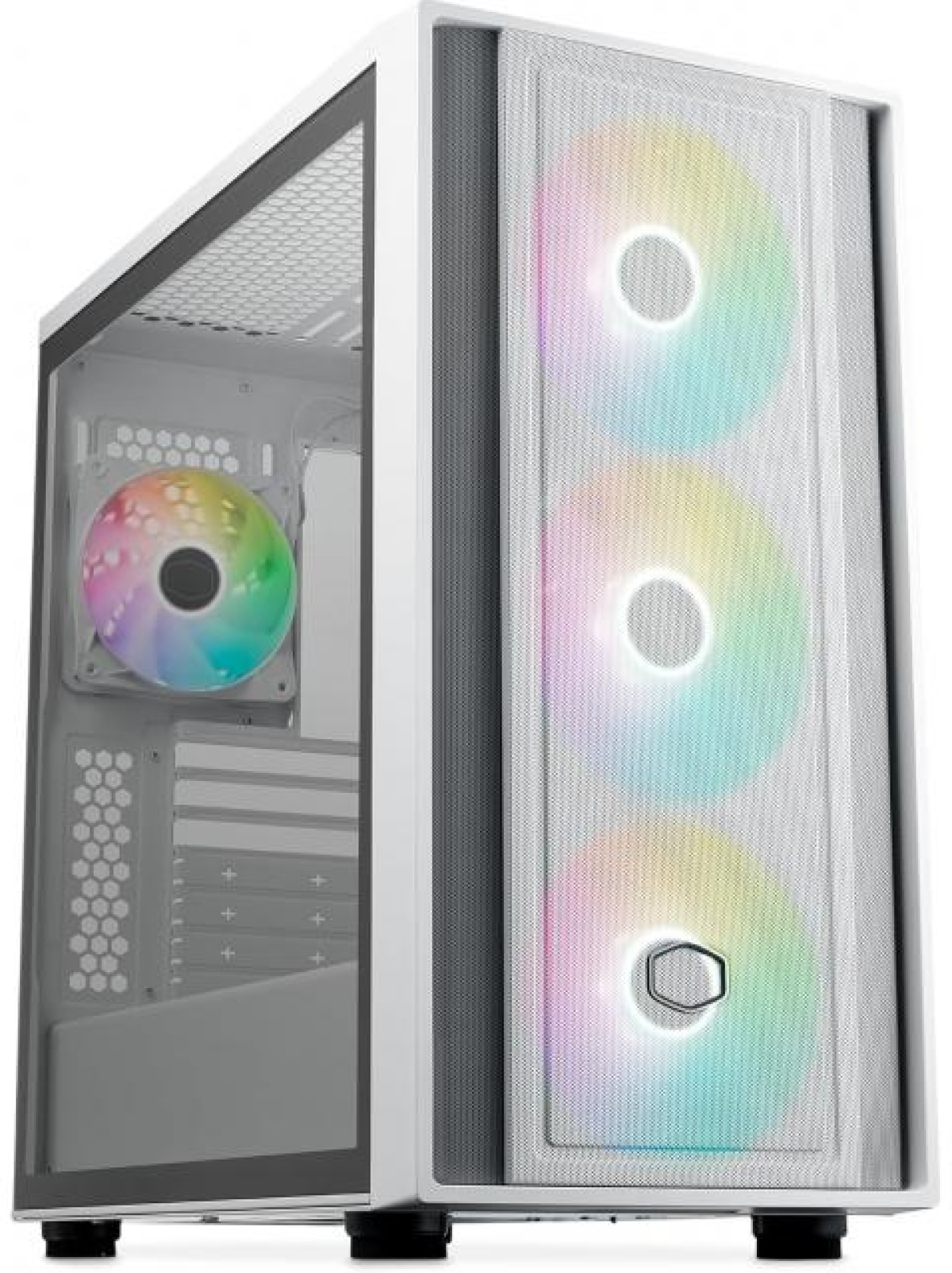 Кутия Cooler Master MasterBox 600 - White ARGBна ниска цена с бърза доставка - BestPC.BG