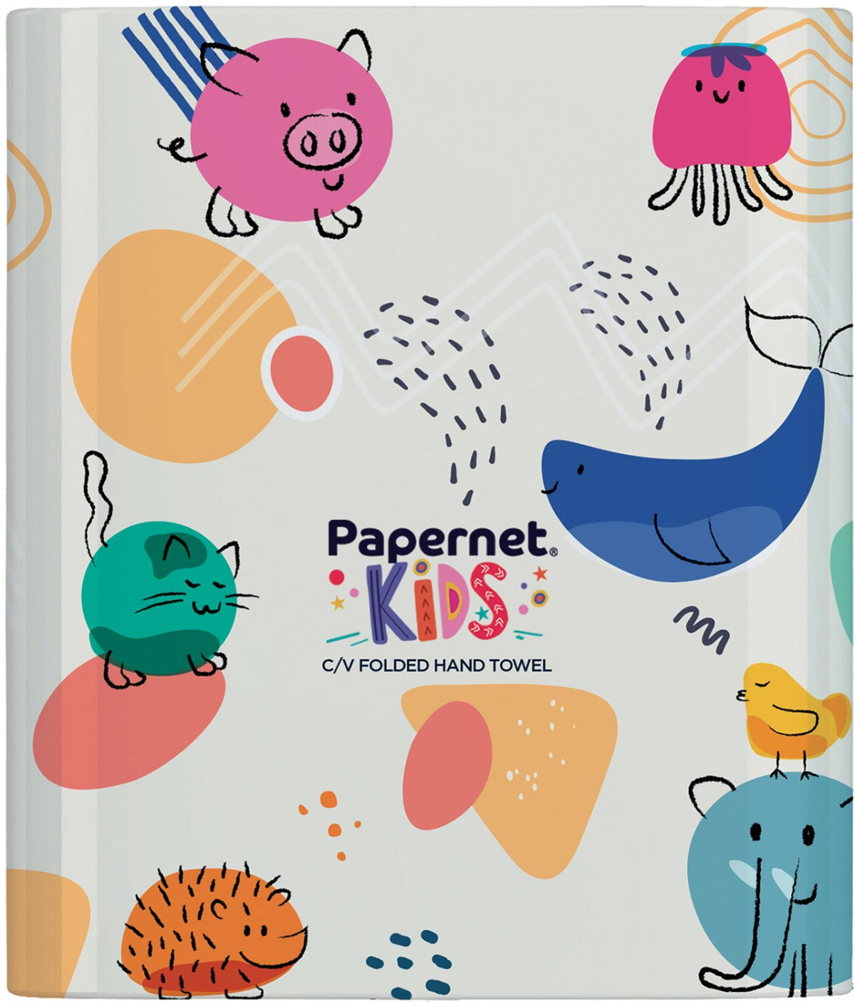Почистващ продукт Диспенсър за кърпи за ръце Papernet Kids Animals, 30 х 14.5 х 33.6 cmна ниска цена с бърза доставка - BestPC.BG