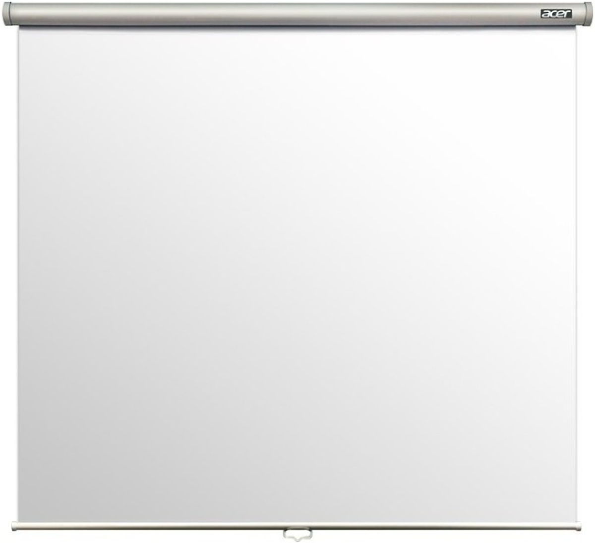Екран за проектор Acer M87-S01MW Projection Screen 70inch x 70inch (1-1) Wall & Ceiling Matt White Manualна ниска цена с бърза доставка - BestPC.BG