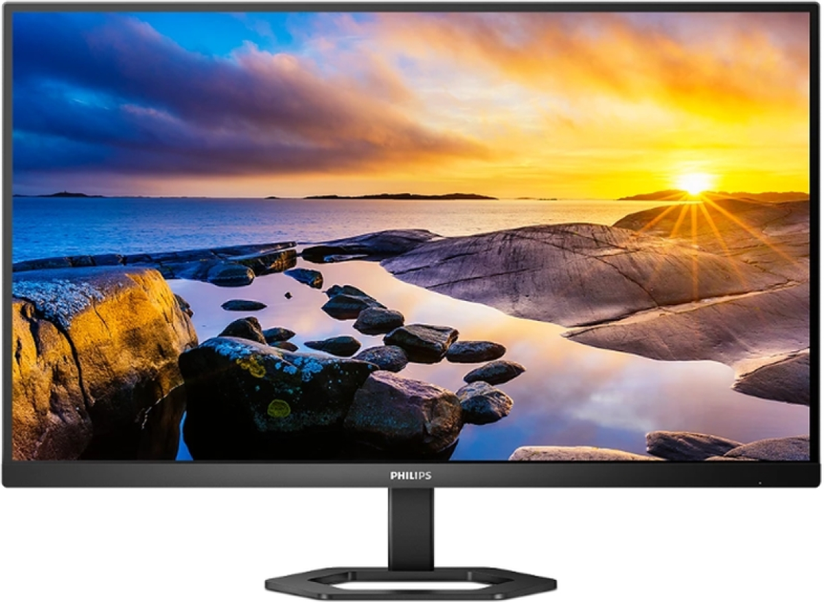 Монитор Philips 27E1N5500LA, 27" VA WLED, 2560x1440 75Hz, 4ms GtG, 1ms MPRT, 300cd m/2, 4000:1, 2x HDMI, DP, Черенна ниска цена с бърза доставка - BestPC.BG
