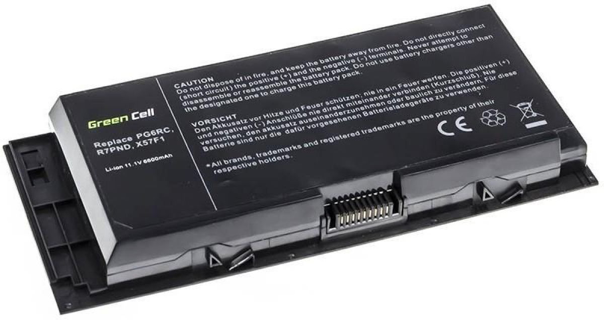 Батерия  за лаптоп GREEN CELL, Dell Precision M4600 M4700 M4800 M6600 M6700 M6800, 11.1V, 6600mAhна ниска цена с бърза доставка - BestPC.BG