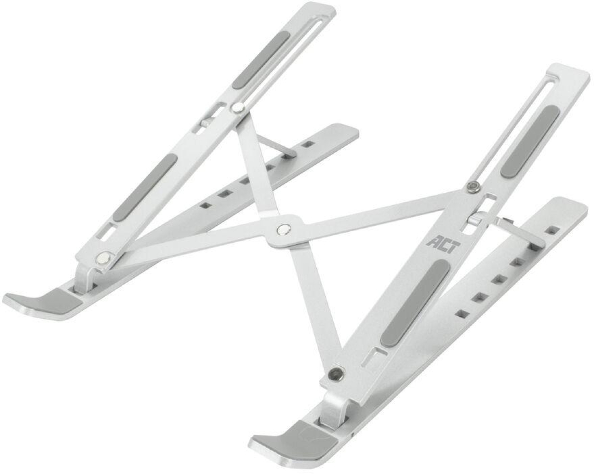 Сгъваема алуминиева стойка за лаптоп ACT AC8120, 6 позициина ниска цена с бърза доставка - BestPC.BG
