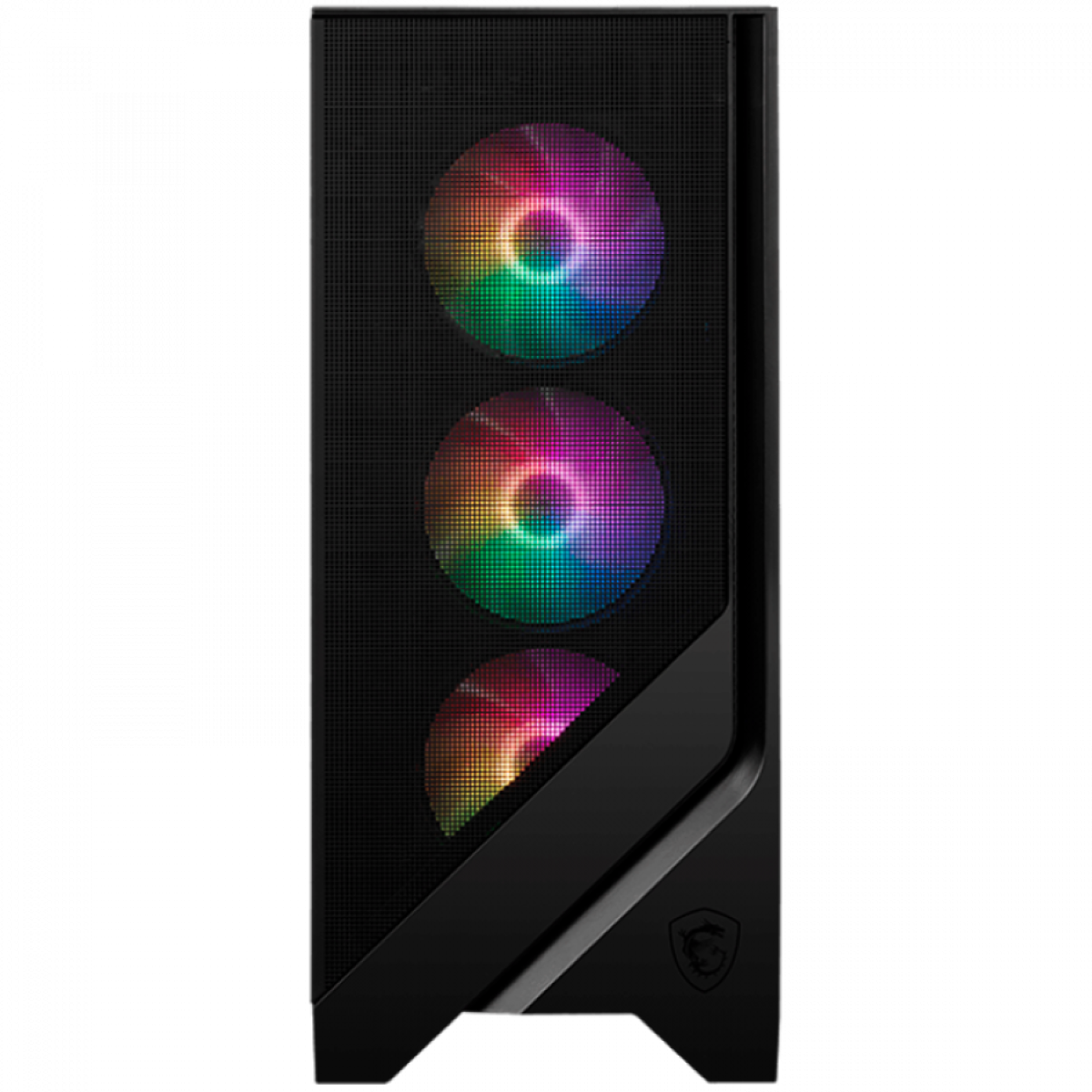 Кутия MSI, Mid-Tower, ATX/M-ATX/ITX, 2x USB 3.2 Gen 1 Type-A, 1x Audio/1x Mic, ARGB хъб, 6 x 120 мм. ARGB вентилаторана ниска цена с бърза доставка - BestPC.BG