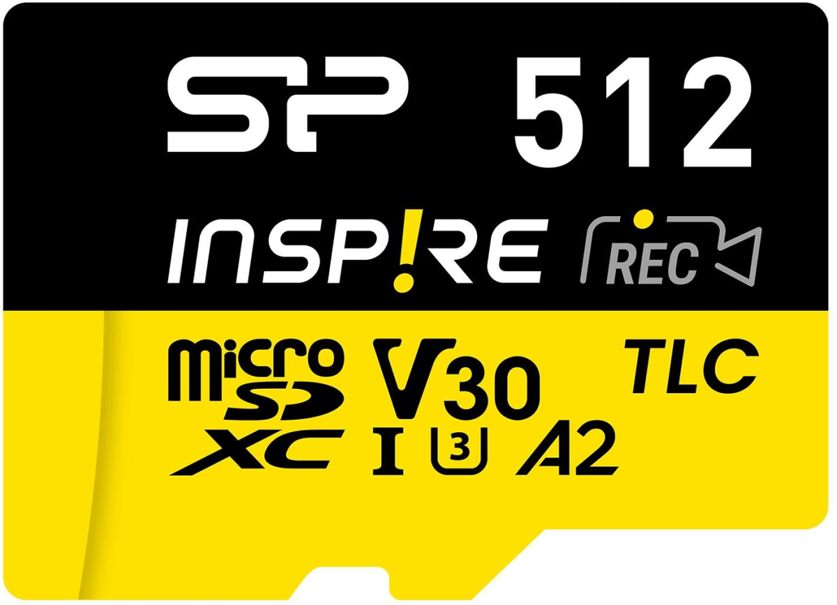Карта памет Silicon Power Inspire 512GB, microSDXC, Class 10, SD Adapterна ниска цена с бърза доставка - BestPC.BG