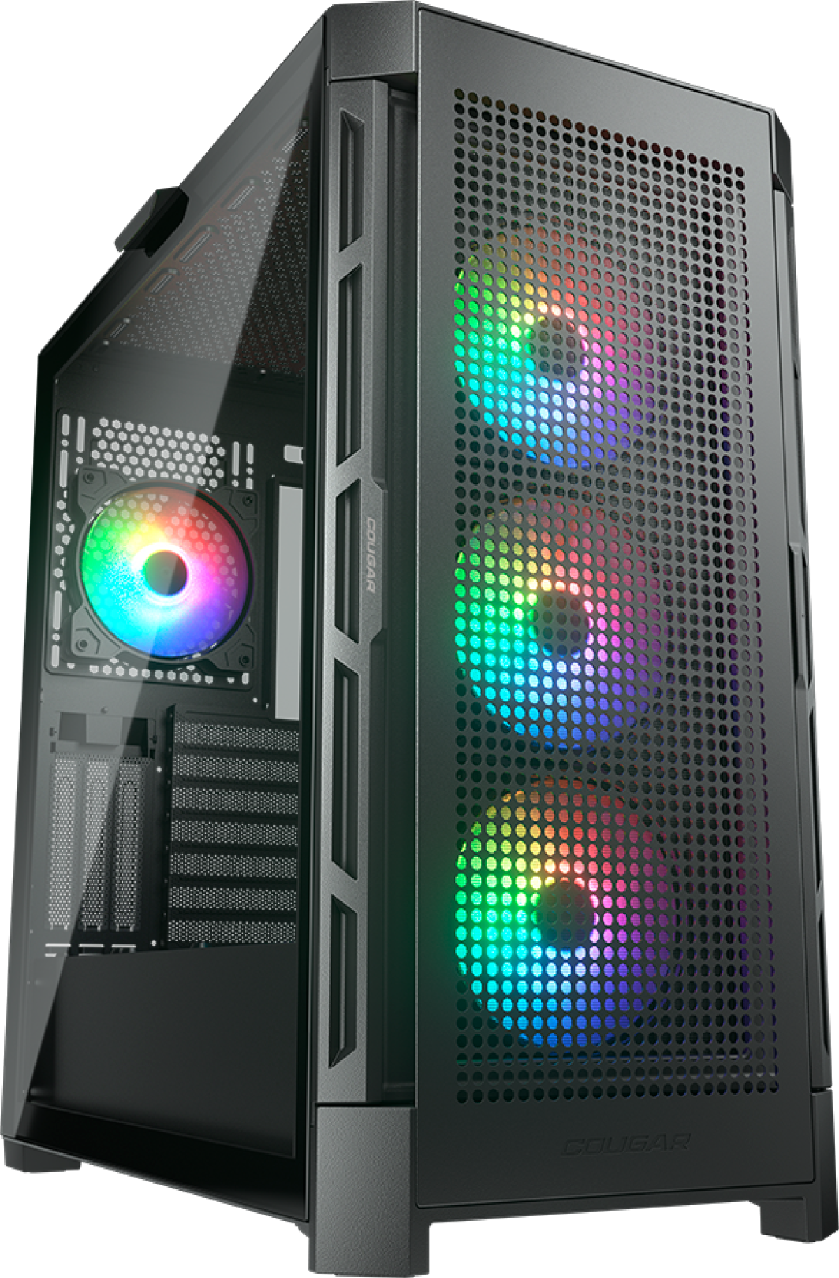 Кутия COUGAR DUOFACE PRO RGB PC Case, Mid Tower, Blackна ниска цена с бърза доставка - BestPC.BG