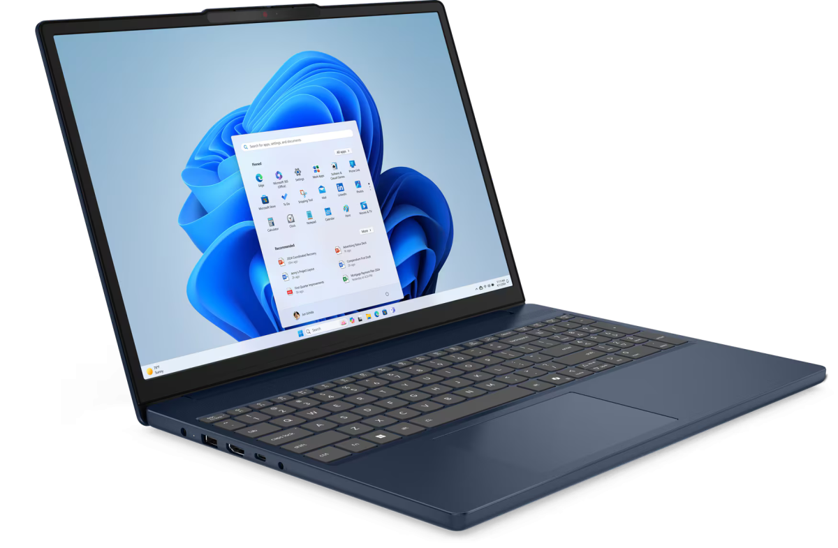 Лаптоп Lenovo IdeaPad Slim 3 15IRH10, 15.3", Full HD+, Intel Core i5-13420H, Intel UHD Graphics Xe G4 48EUs, 16 GB, 512 GB SSD, Син, Без OSна ниска цена с бърза доставка - BestPC.BG