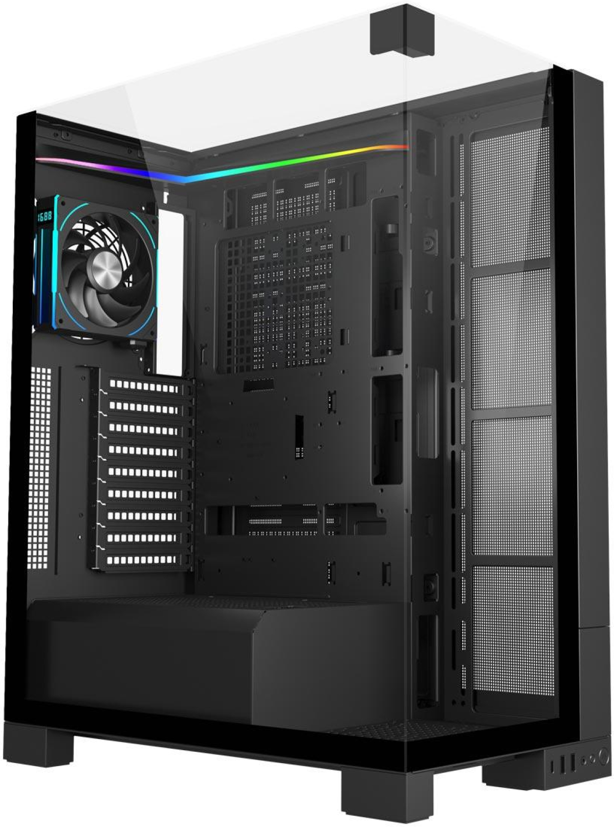 Кутия FSP U691 Black ARGB TG, ATX Ultra-Towerна ниска цена с бърза доставка - BestPC.BG