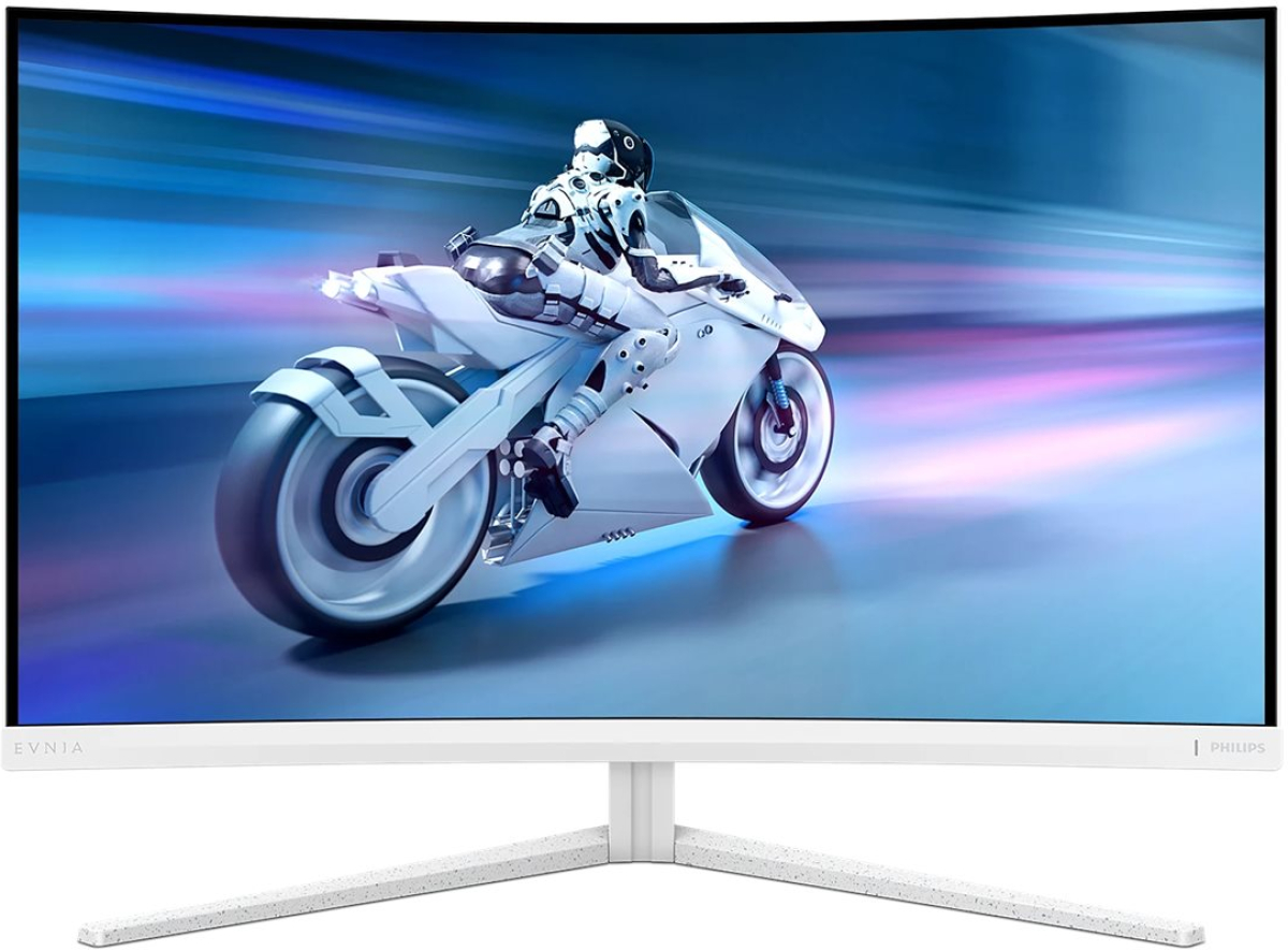 Монитор PHILIPS 32M2C5501-00 31.5inch 2560x1440 VA Curved 1500R 130mm EVNIA 5000 Ambiglow Curved QHD 2K 180Hz Fast VA 1ms GtG HDR10на ниска цена с бърза доставка - BestPC.BG