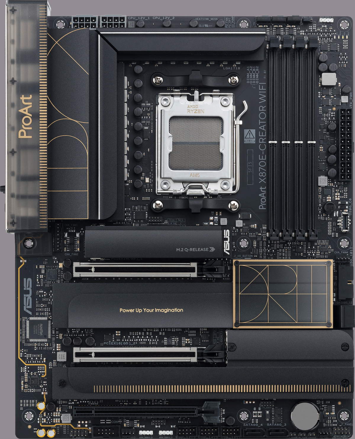 Дънна платка ASUS PROART X870E-CREATOR WIFI AM5 DDR5 ATX MBна ниска цена с бърза доставка - BestPC.BG