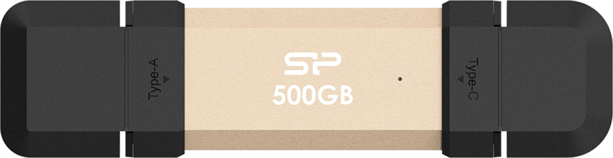 SSD външен Silicon Power UC3S72 500GB, USB3.2 Gen2, DS72, Goldна ниска цена с бърза доставка - BestPC.BG