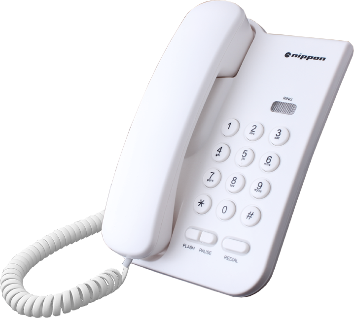 Стационарен телефон Nippon NP 2035 - бялна ниска цена с бърза доставка - BestPC.BG