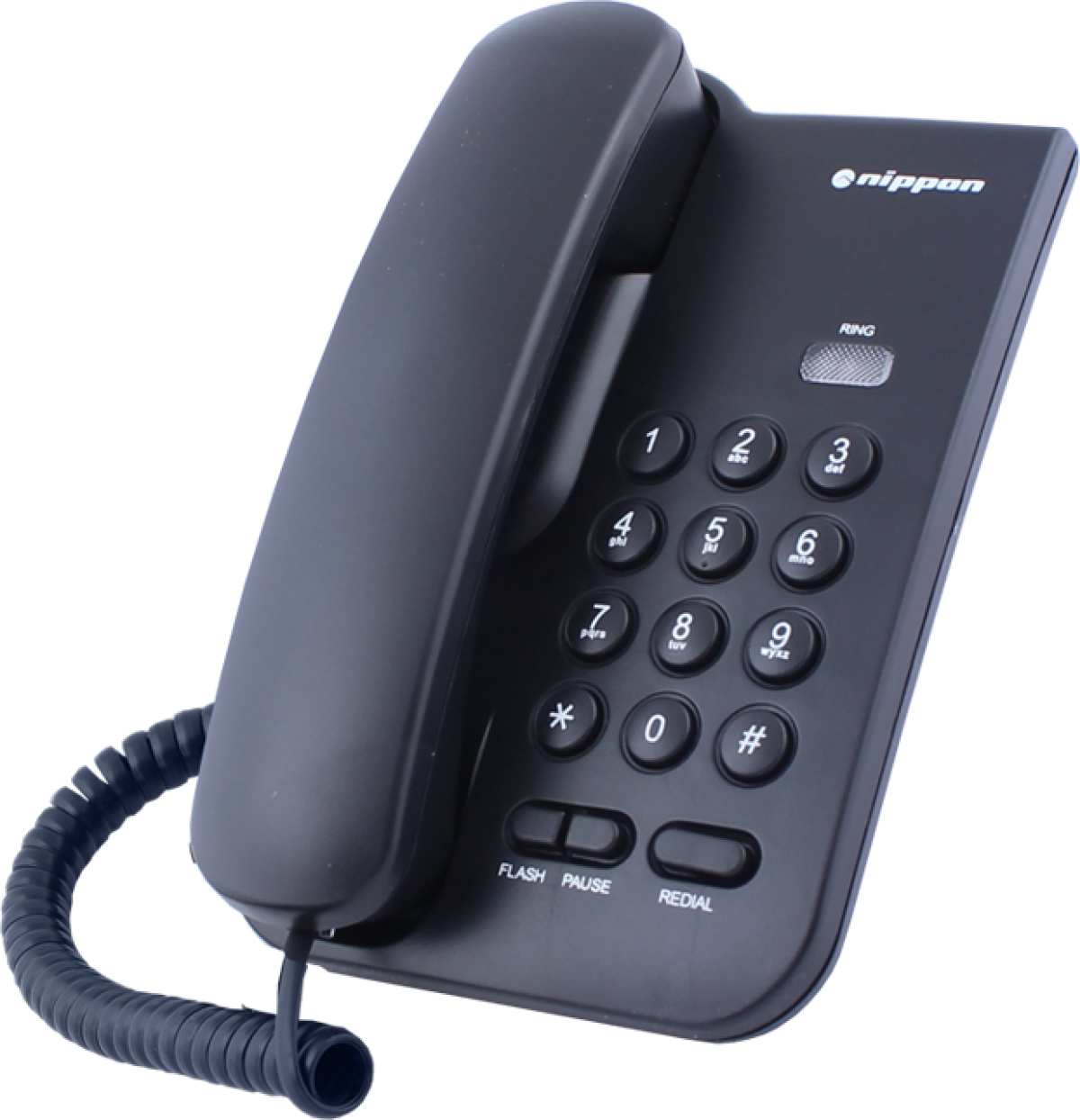 Стационарен телефон Nippon NP 2035 - черенна ниска цена с бърза доставка - BestPC.BG