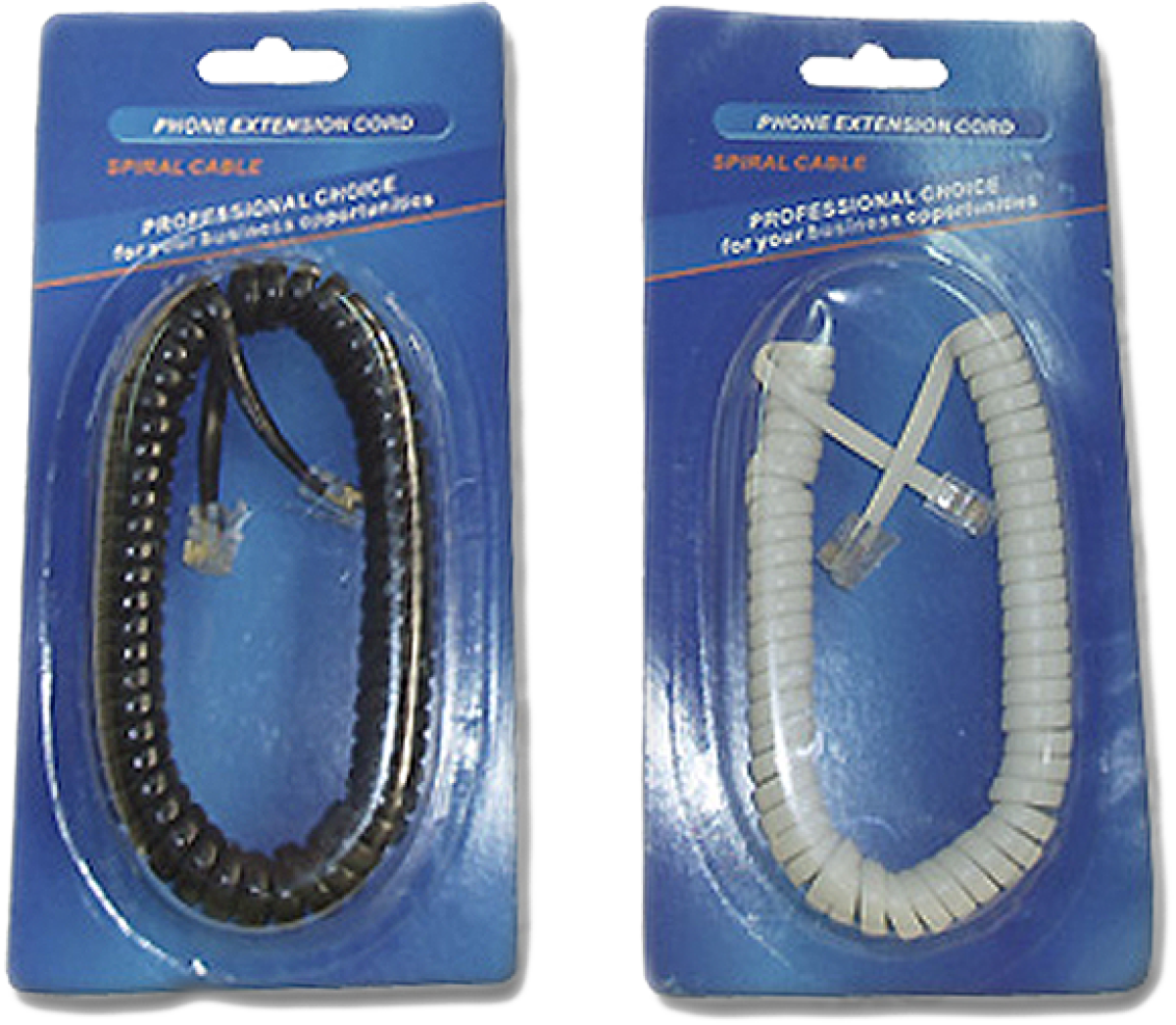 Телефонен кабел - спирален 2 м.на ниска цена с бърза доставка - BestPC.BG