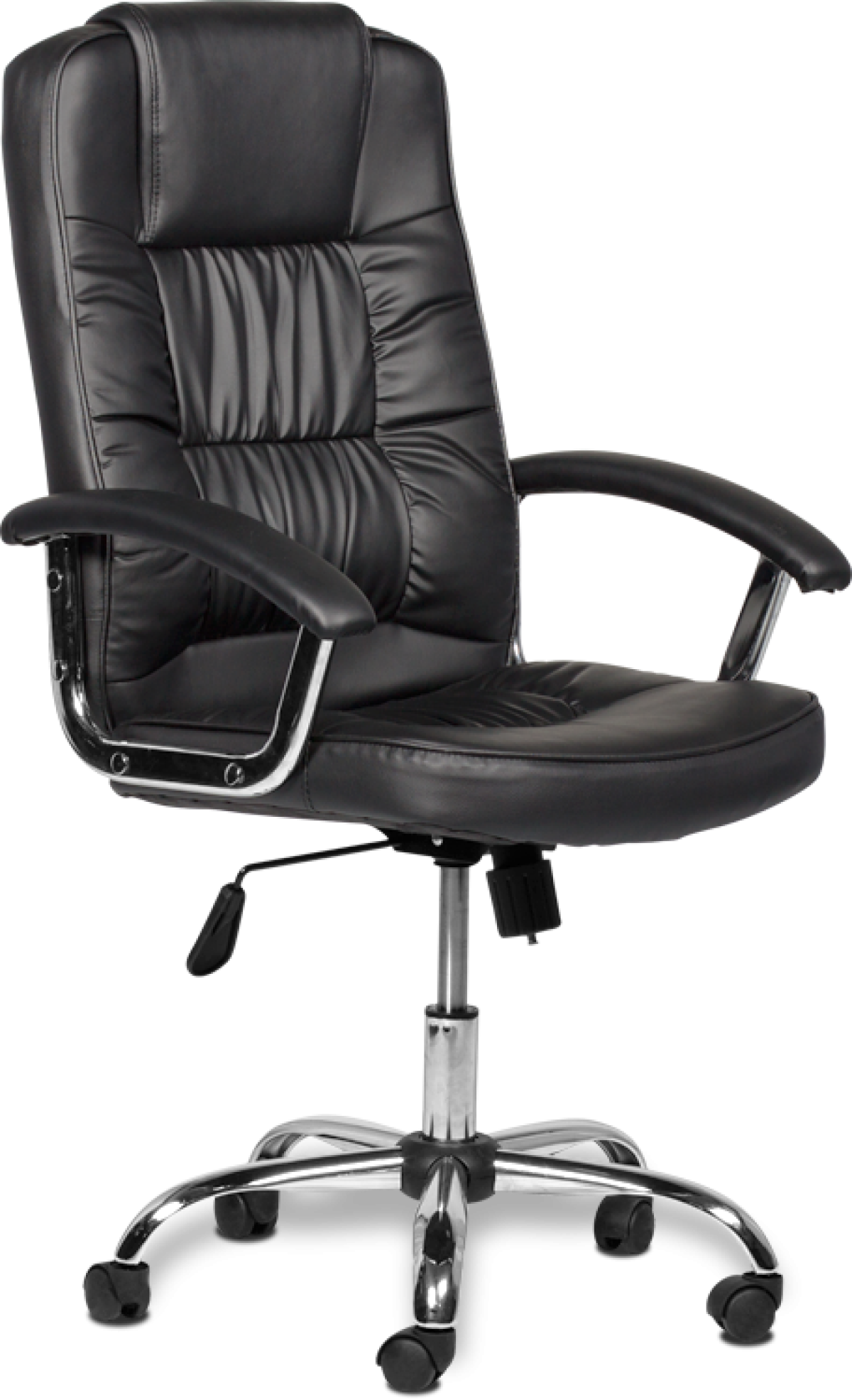 Президентски офис стол Carmen 6081 - черенна ниска цена с бърза доставка - BestPC.BG