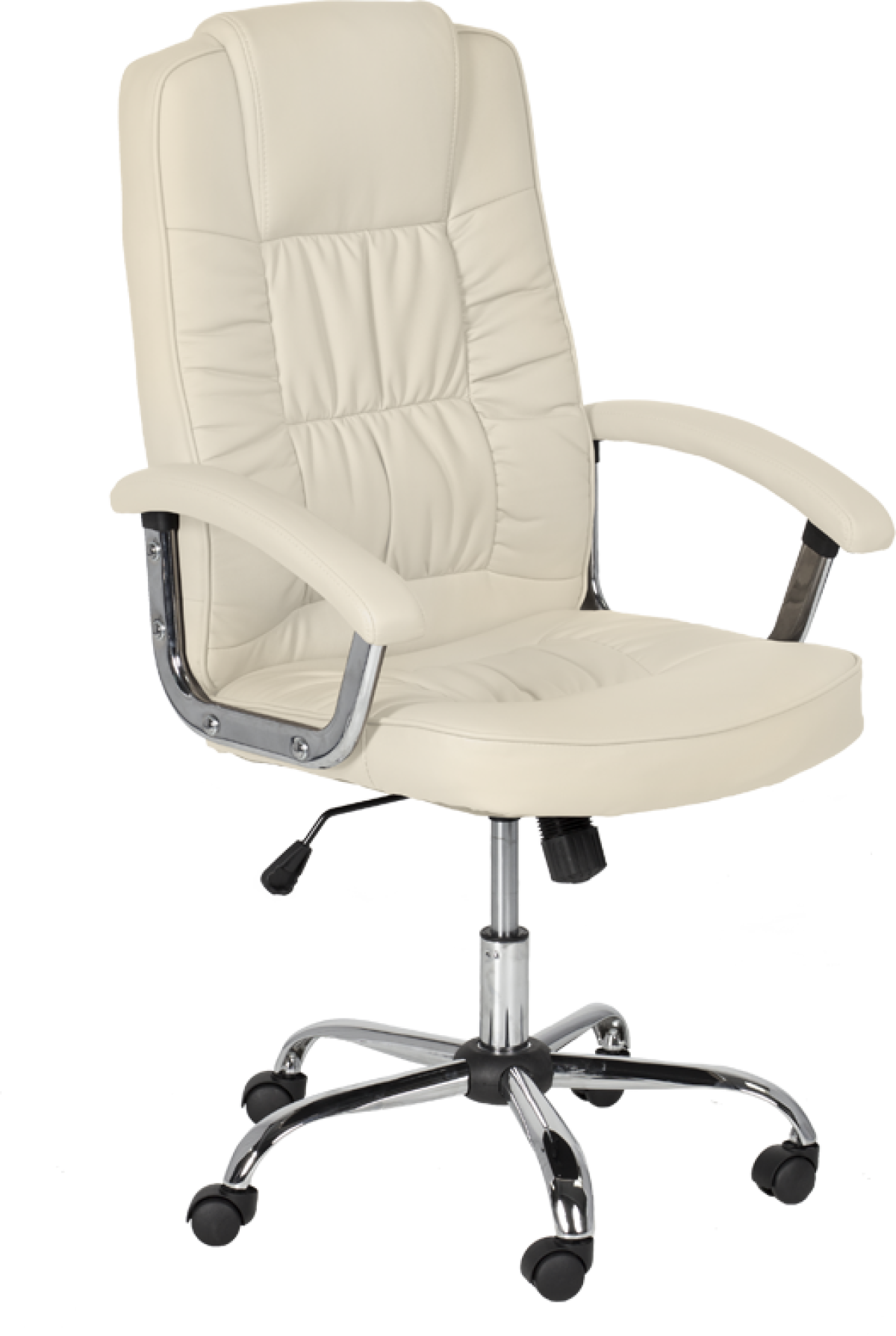 Президентски офис стол Carmen 6081 - кремна ниска цена с бърза доставка - BestPC.BG