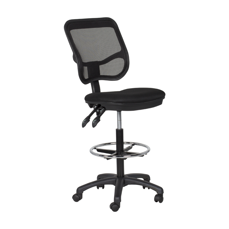 Офис стол Carmen 7552 - черенна ниска цена с бърза доставка - BestPC.BG