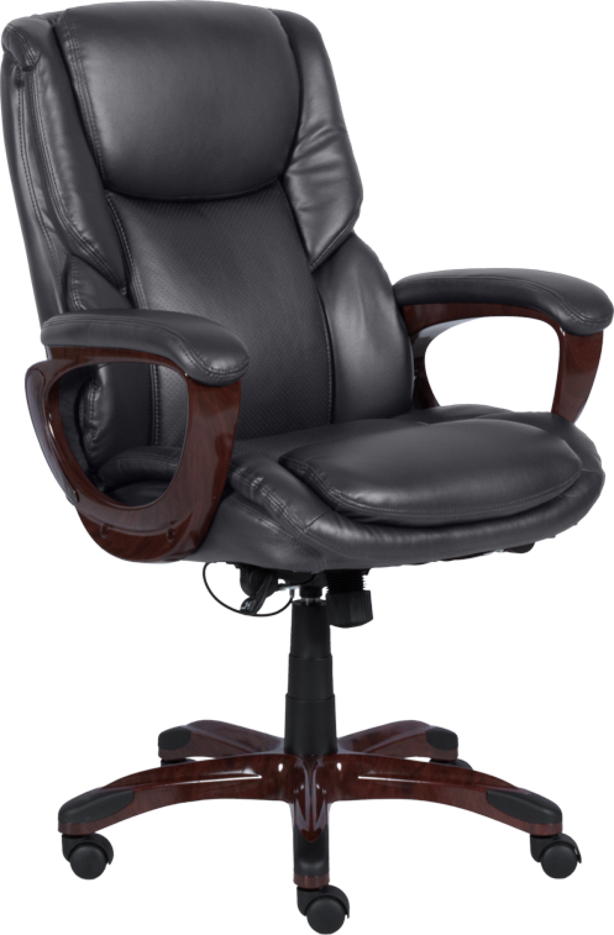 Президентски офис стол Carmen 5025 - черенна ниска цена с бърза доставка - BestPC.BG