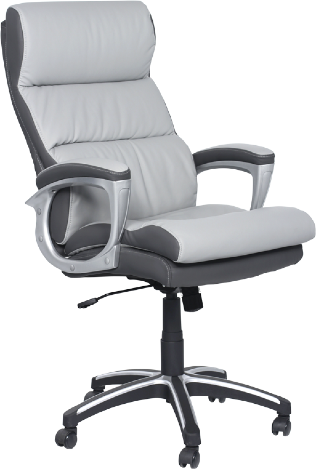 Президентски офис стол Carmen 5006 - сивна ниска цена с бърза доставка - BestPC.BG