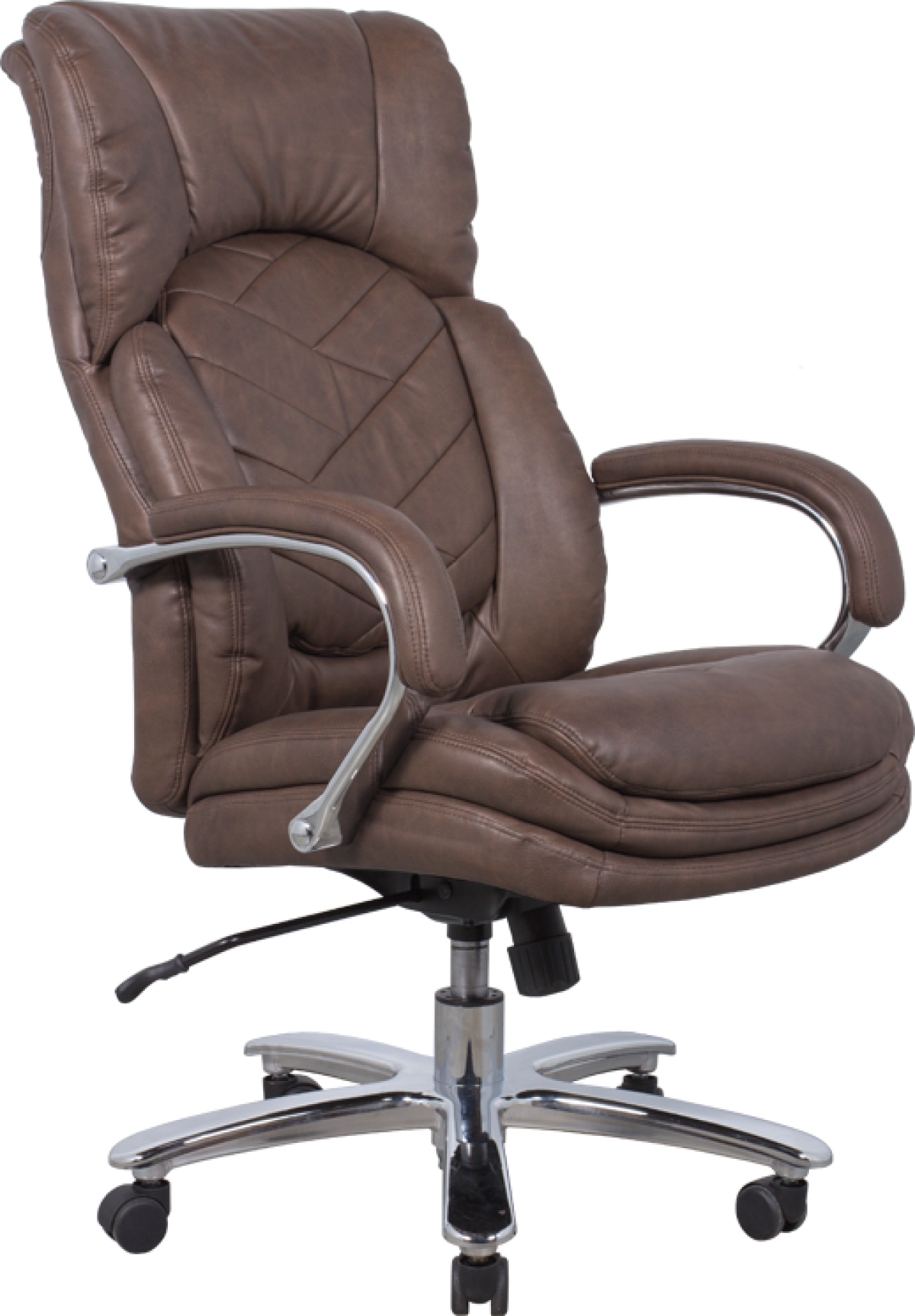 Президентски офис стол Carmen 6100 - кафявна ниска цена с бърза доставка - BestPC.BG