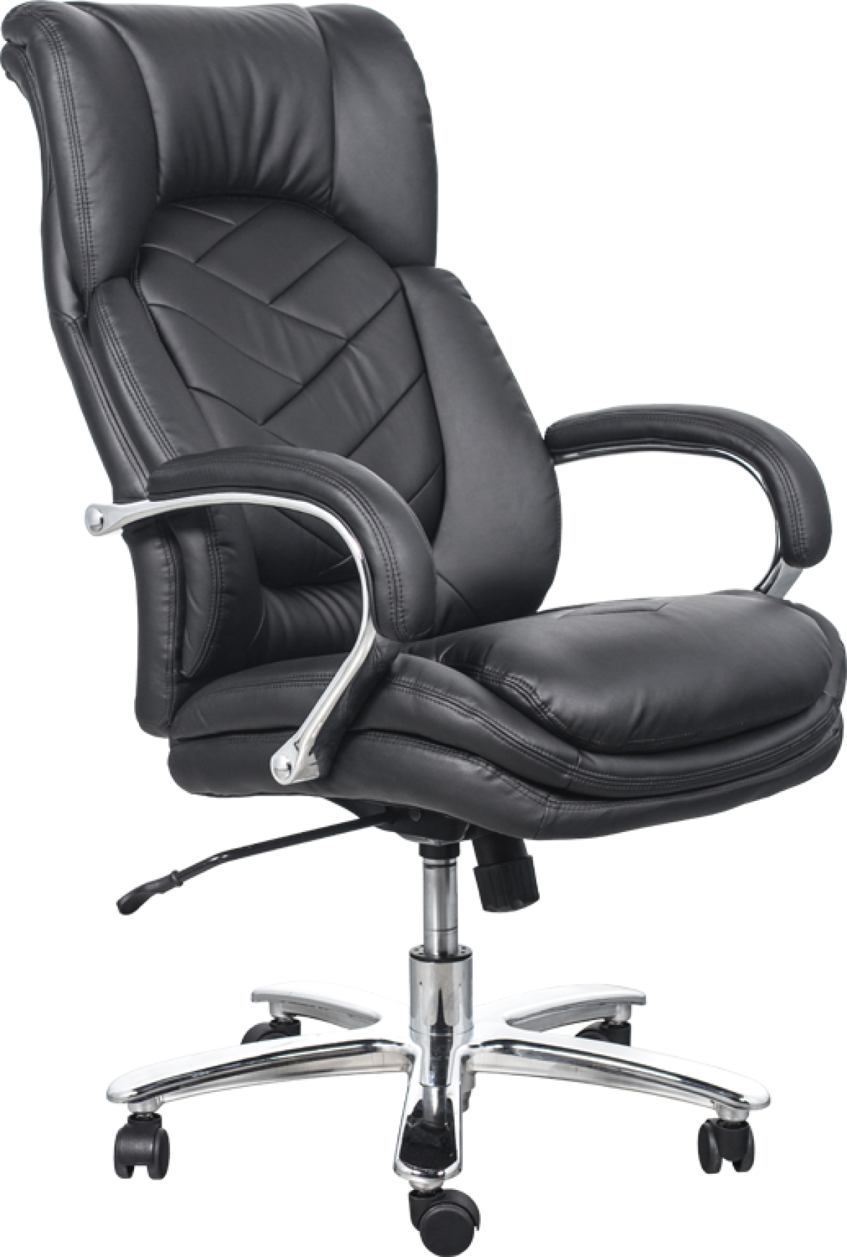 Президентски офис стол Carmen 6100 - черенна ниска цена с бърза доставка - BestPC.BG