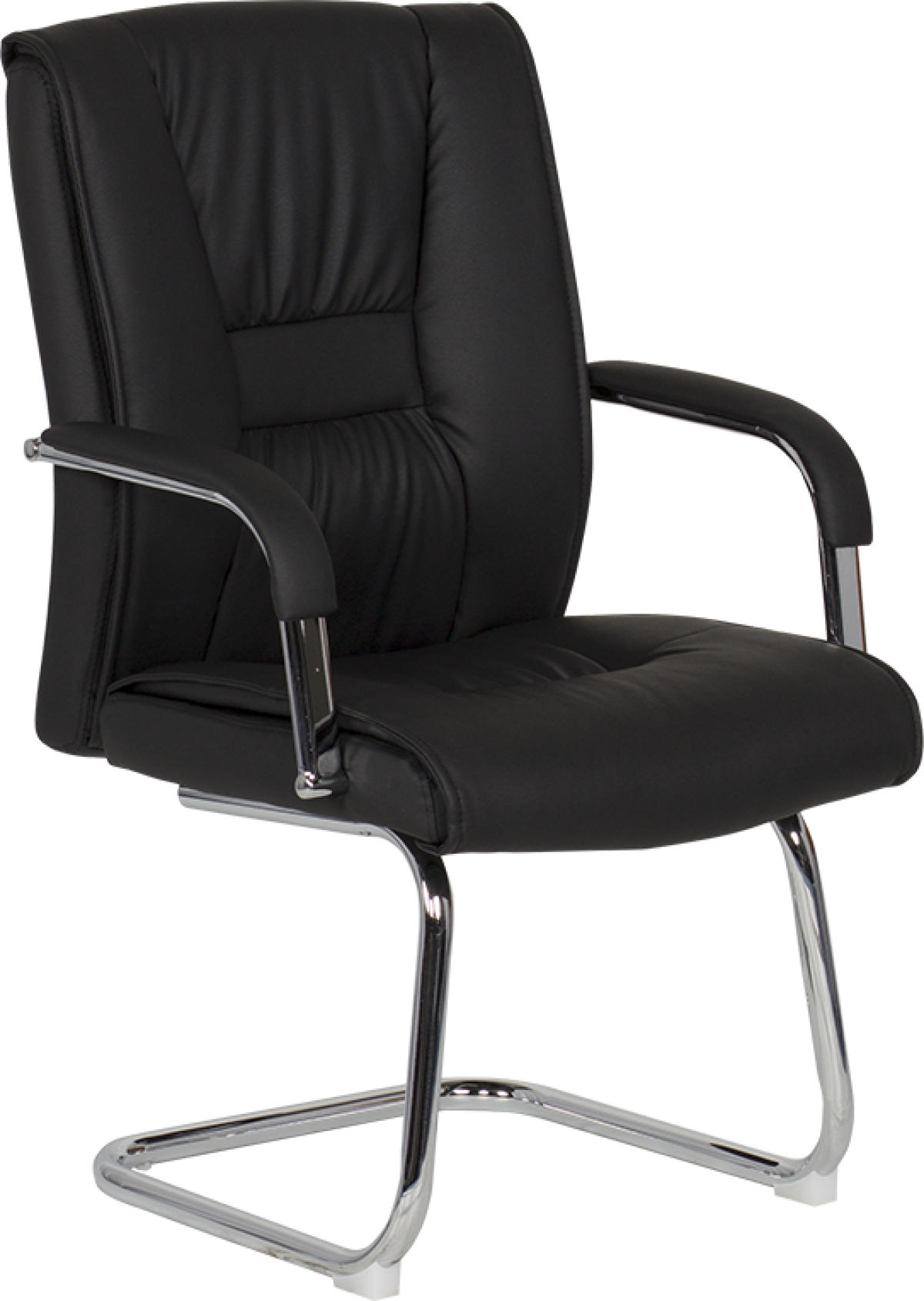 Посетителски стол Carmen 6540 - черен LUXна ниска цена с бърза доставка - BestPC.BG