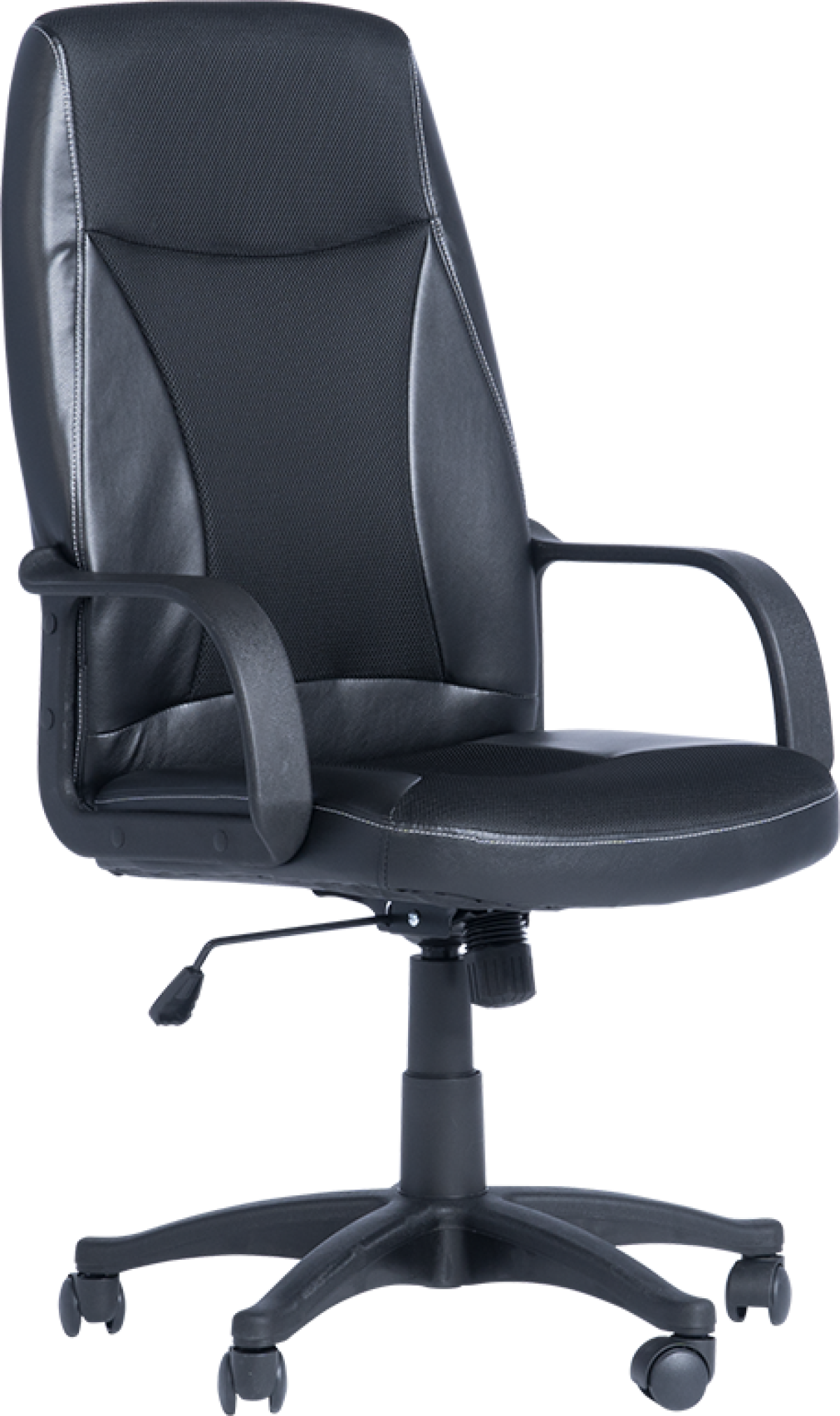 Работен офис стол Carmen 6511 - черенна ниска цена с бърза доставка - BestPC.BG