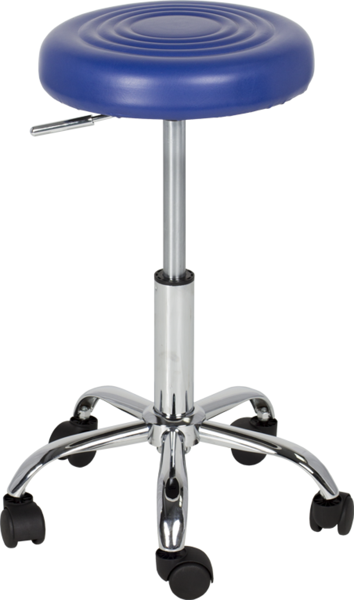Табуретка с колелца Carmen 3075 - синна ниска цена с бърза доставка - BestPC.BG