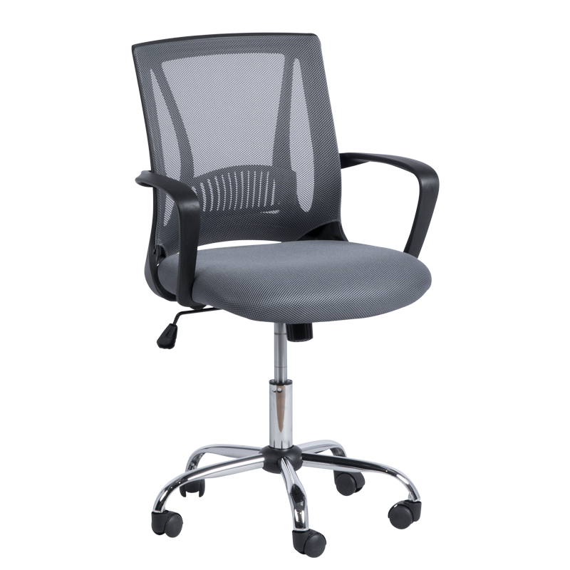 Работен офис стол Carmen 7040 - сивна ниска цена с бърза доставка - BestPC.BG