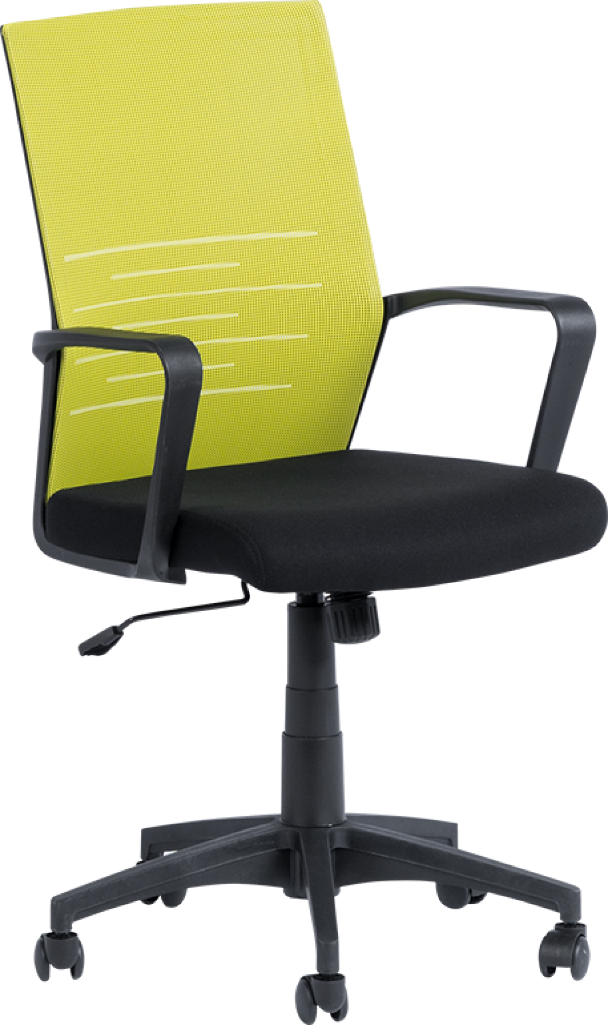 Работен офис стол Carmen 7041 - черен - зеленна ниска цена с бърза доставка - BestPC.BG