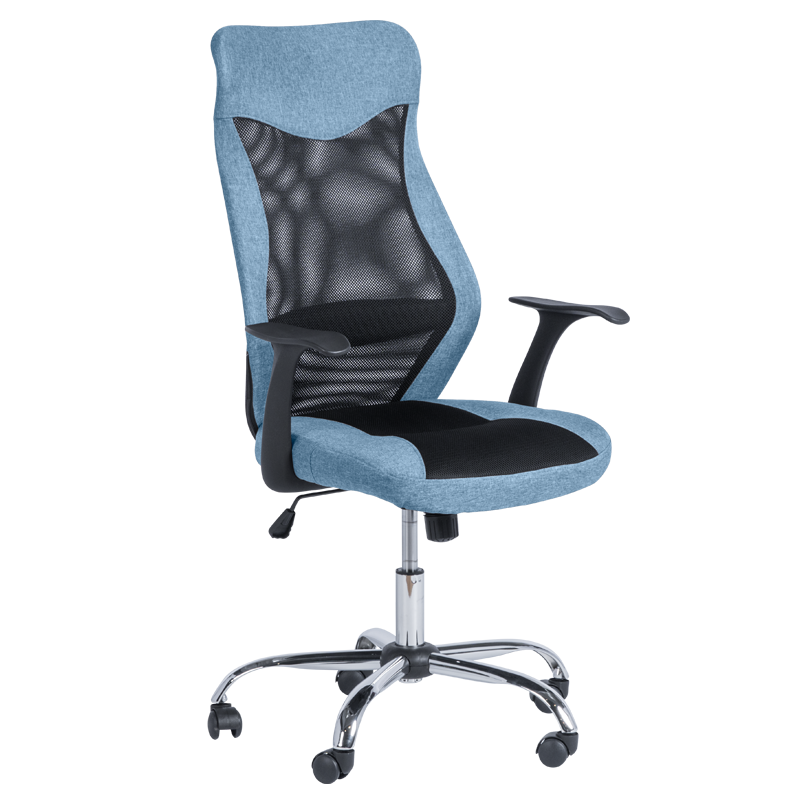 Президентски офис стол Carmen 7528 - синна ниска цена с бърза доставка - BestPC.BG