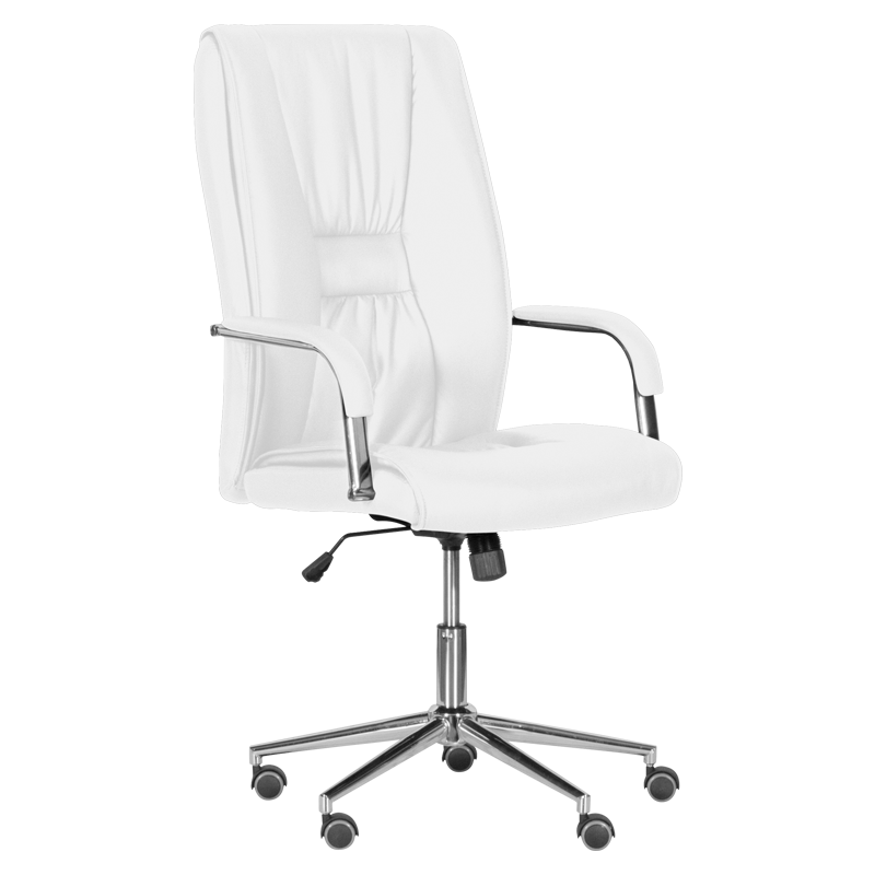 Президентски офис стол Carmen 6500-1 - бялна ниска цена с бърза доставка - BestPC.BG