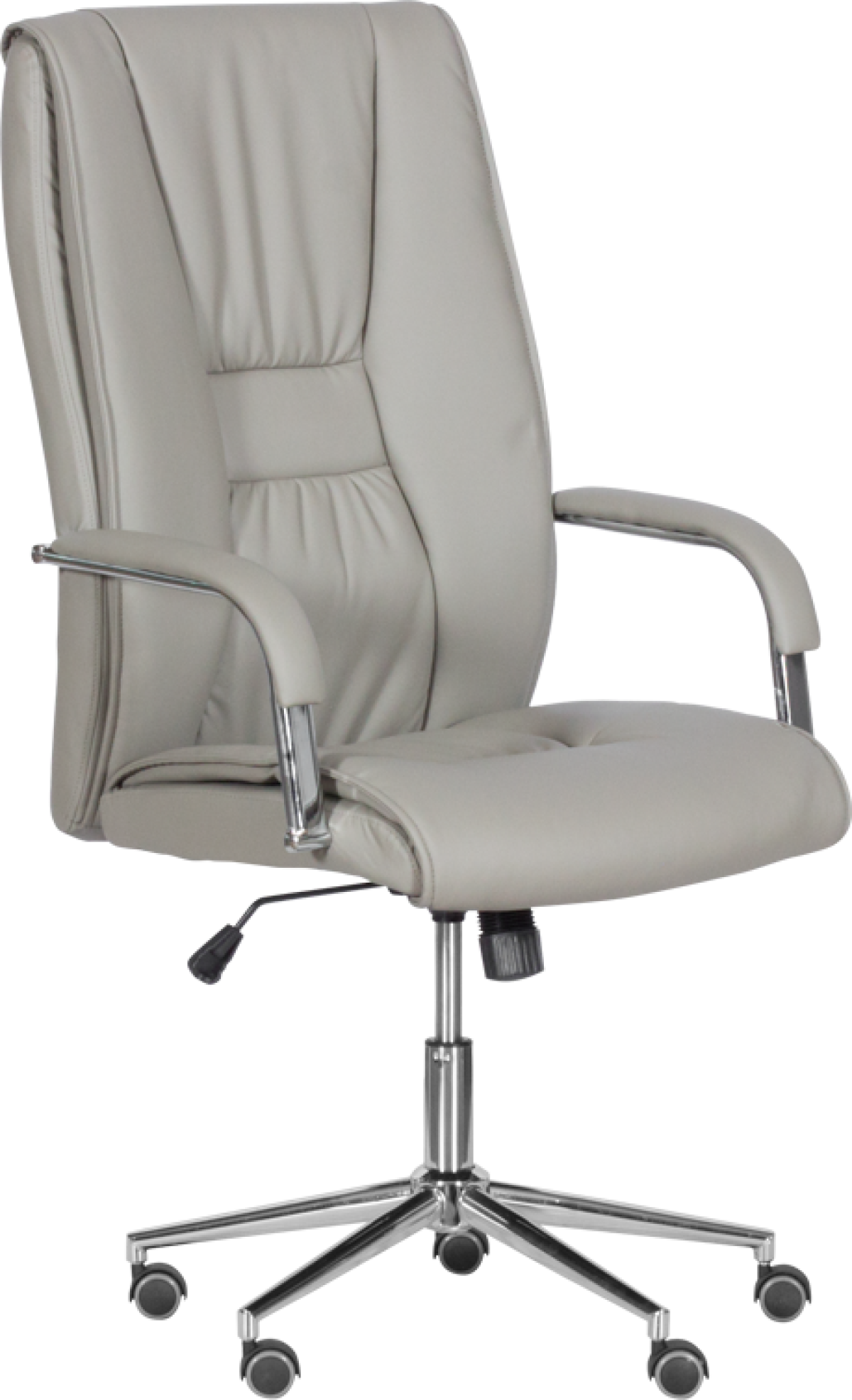 Президентски офис стол Carmen 6500-1 - сивна ниска цена с бърза доставка - BestPC.BG