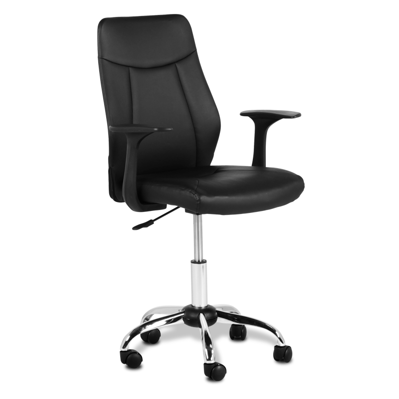 Офис стол Carmen 6045 - черенна ниска цена с бърза доставка - BestPC.BG