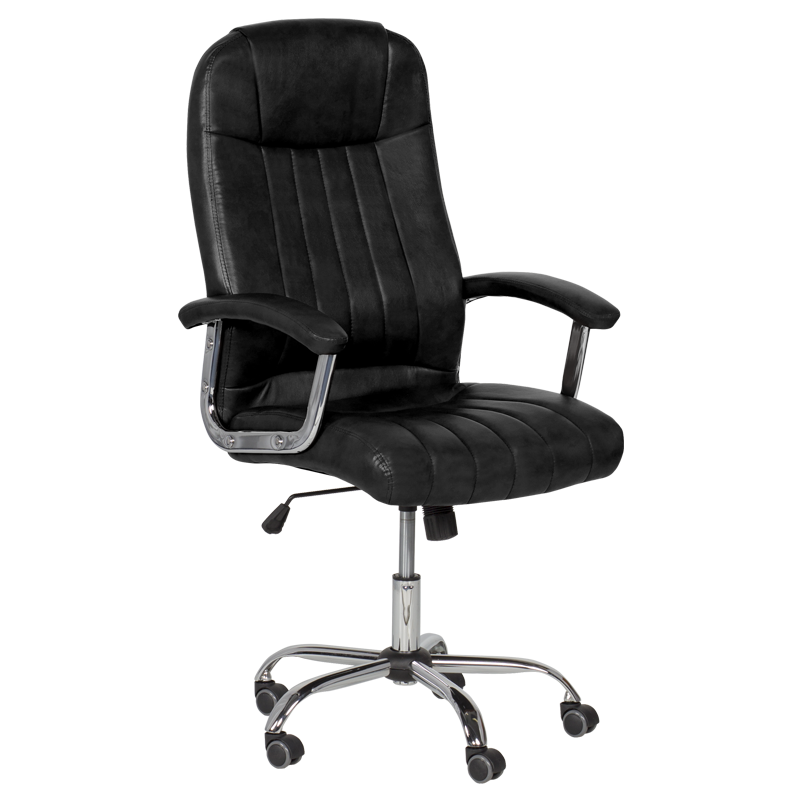 Президентски офис стол Carmen 6181 - черенна ниска цена с бърза доставка - BestPC.BG